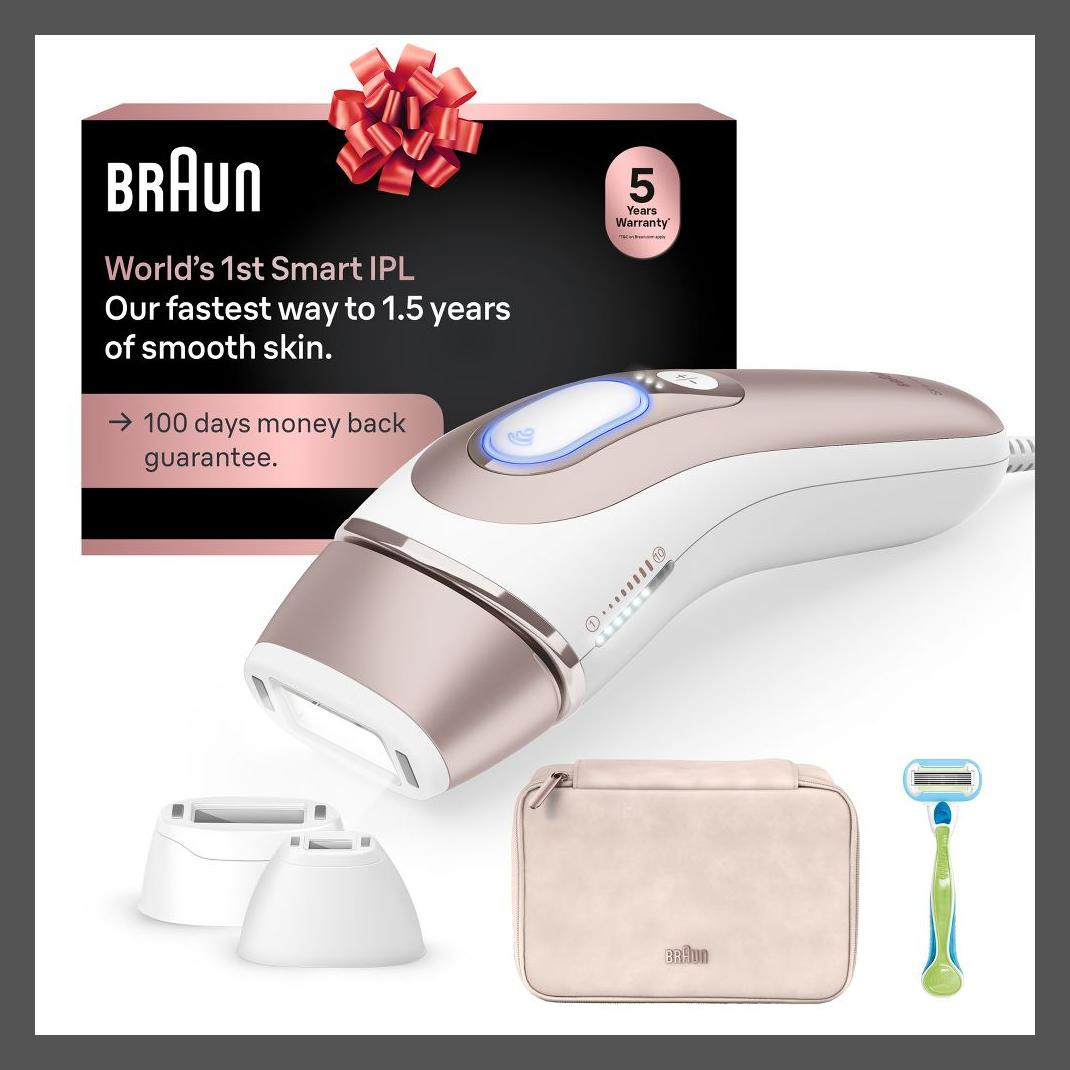 Набор для лазерной эпиляции Braun Skin i-Expert PL7243 IPL с 3