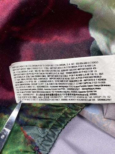 Blusa Desigual Cirque du Soleil Artsy Y2K stampa maschera donna taglia XL multicolore - Foto 24 di 24