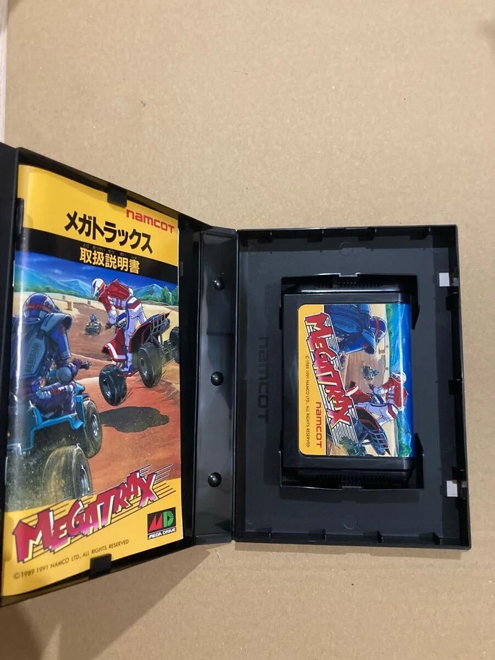 Mega Trax Unused Game CIB Sega Mega Drive MD Genesis Very Good Retro NTSC-J JP - Image 3 of 4