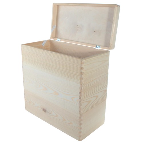 Juego de cajas de madera largas de 3 niveles cajas apilables con tapa torre delgada 40x20x40,5 cm - Imagen 2 de 11