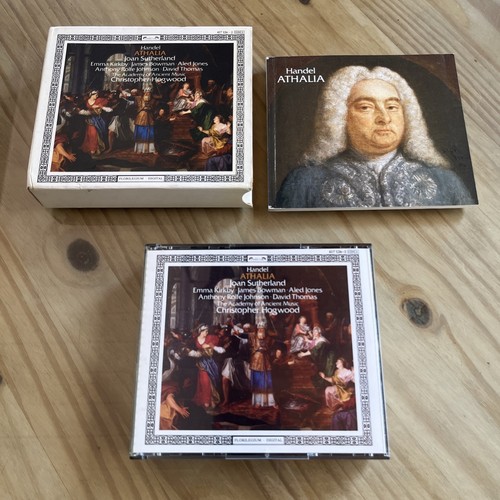 Handel ATHALIA - Joan Sutherland: Hogwood & The Academy Of Ancient Music VG - Picture 3 of 3