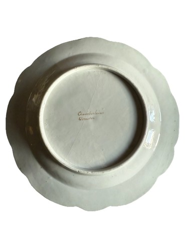 Antique Chamberlain Worcester Armorial Plate, C. 1800 - Picture 6 of 7