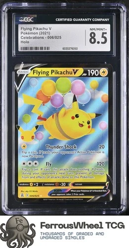 Flying Pikachu V #006/025 - 2021 Celebrations - CGC 8.5
