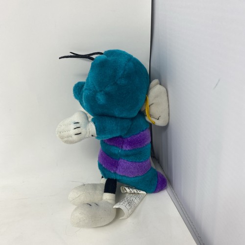 Vintage Charlotte Hornets NBA Plüsch türkis & lila 1996 "Hugo the Hornet" Maskottchen - Bild 2 von 4