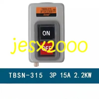 1PC new tend power press switch TBSN-315 Buckle self-locking iron housing 3P  #w