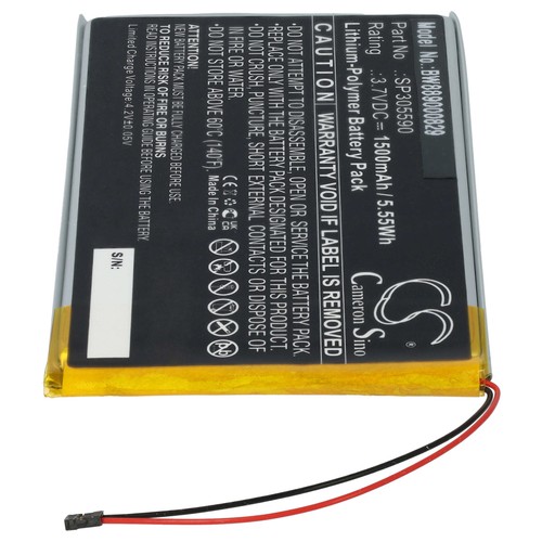 Akku für Kobo Aura HD Aura HD N204-KBO-B 1500mAh - Afbeelding 9 van 9