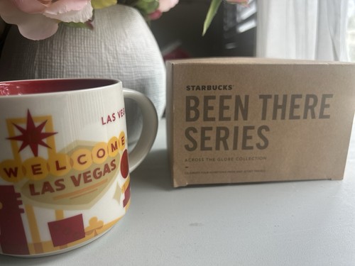 Starbucks LAS VEGAS Been There Series Globe Collection Travel SKU Mug 14oz NEW - Bild 2 von 6