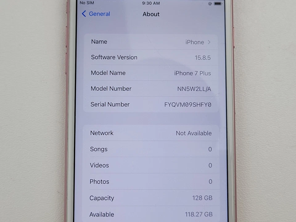 Smartphone Apple iPhone 7 Plus (A1661) 128GB (Desbloqueado) - MAL ESTADO - H3848 Foto 4 de 4
