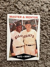 1960 Topps - Willie Mays, Bill Rigney #7