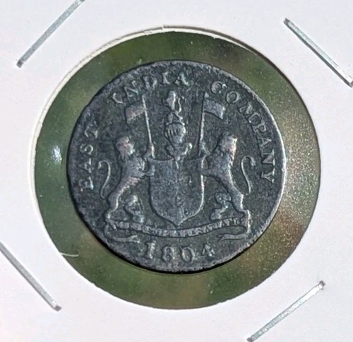 INDIE ORIENTALI BRITANNICHE SUMATRA 1 KEPING 1804 (AH 1219) KM TN1 moneta rame_z426 - Foto 5 di 6