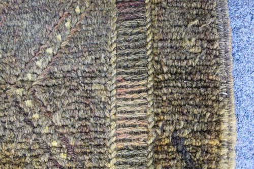 Vintage Hand Made Afghan Mushvani Oriental Brown Wool Narrow Runner 250x57cm - Picture 9 of 13