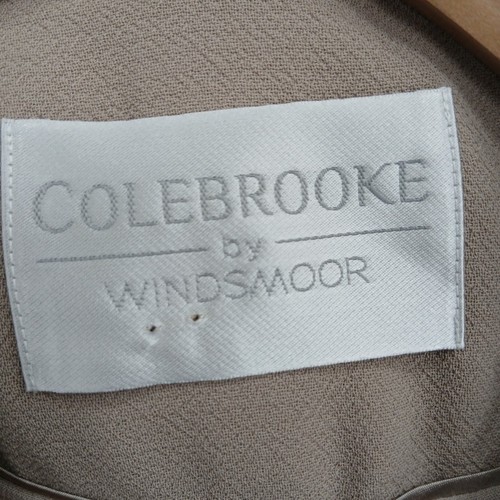 Windsmoor Colebrooke Trouser Suit UK 12 14 Beige Collarless 2 Piece RMF19-RP - Picture 3 of 4