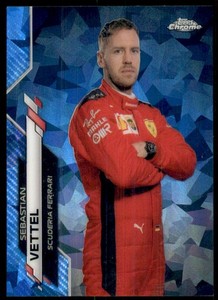 2020 Topps Chrome Sapphire Formula 1 #3 Sebastian Vettel