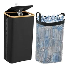 Recycling Bin for Kitchen 26 Gallon, 100l Large Recycle Bin with Lid Indoor 