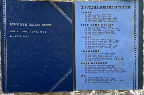 LINCOLN HEAD CENT Collection 1909 - 1940 Number One Official Whitman Coin Folder - Bild 11 von 19