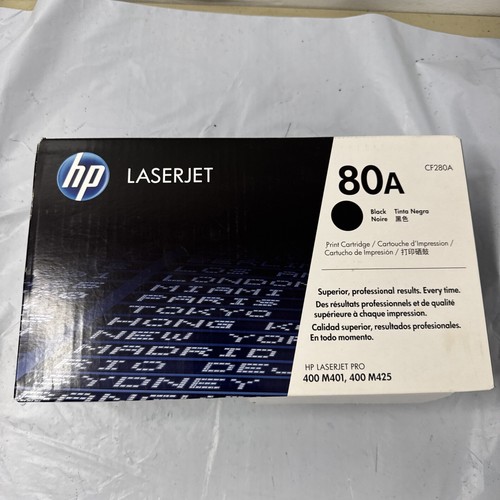 Genuine New - HP 80A LaserJet Toner Cartridge Black CF280A D2