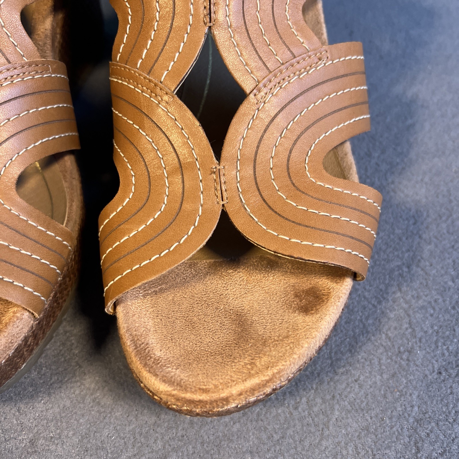 VIONIC Malorie Raffia Platform Wedge Sandals  Wom… - image 9