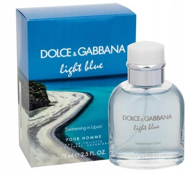 ⭐⭐ D&G DOLCE GABBANA LIGHT BLUE SWIMMING IN LIPARI 75ML EAU DE TOILETTE SELTEN💎 - Bild 1 von 2