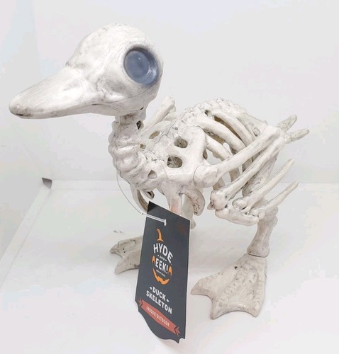 Halloween 6" Duck Skeleton Decorative Prop Hyde & EEK! - Picture 3 of 3