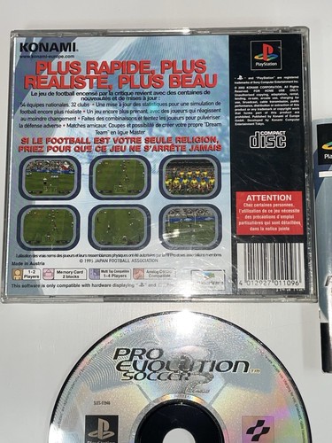 Pro Evolution Soccer 2 - PS1 Complet Version Française PlayStation Sony - Imagen 4 de 4