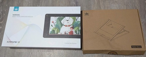 Huion Kamvas 12 Graphic Drawing Tablet + Tablet Stand - Open Box - Afbeelding 2 van 6