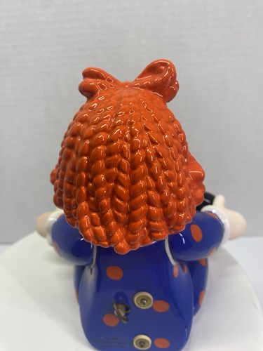 Vintage Raggedy Ann Porzellan Einweg Spieluhr Figur von Schmid 1982 Japan - Bild 7 von 14
