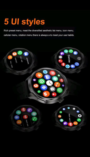 Für Android -IOS Watch GT4 46mm KAMERA 4GB GPS BT NFC Smartwatch 5ATM - Bild 11 von 24