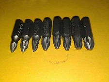 8x Standard Screwdriver Bits Pozi PZ 0 1 2 3