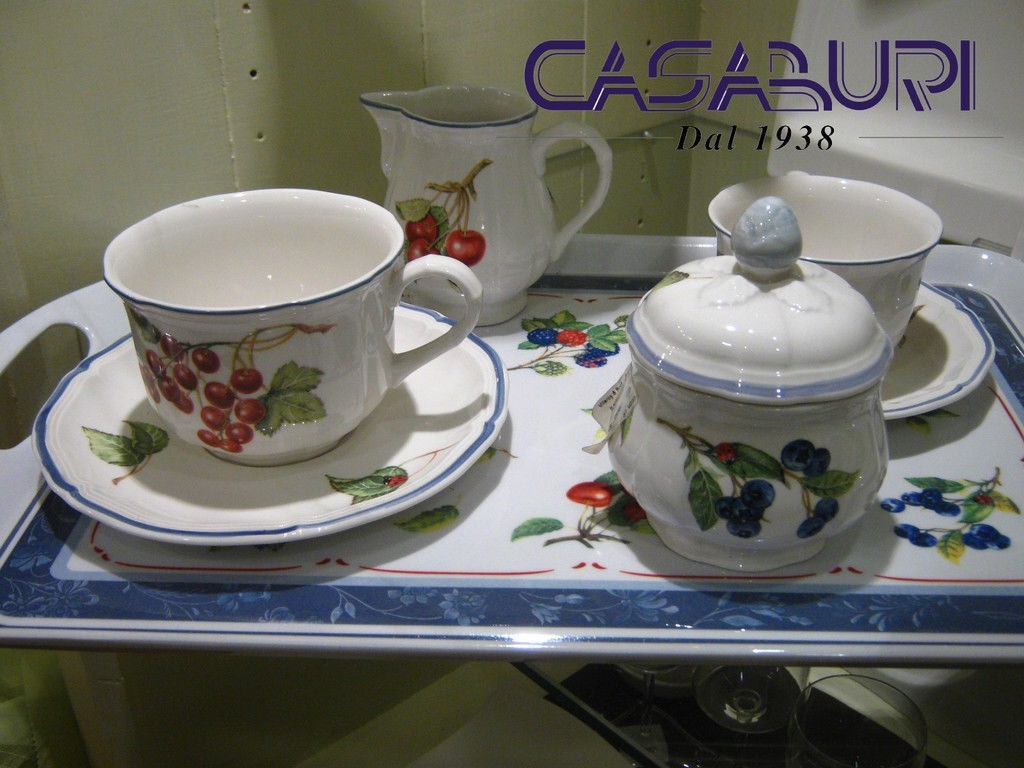 Villeroy & Boch COTTAGE Servizio Colazione 8 Pz (6 Tazze c piatto+Zucch.+Crem.) Villeroy & Boch COTTAGE Servizio Colazione 8 Pz (6 Tazze c piatto+Zucch.+Crem.)