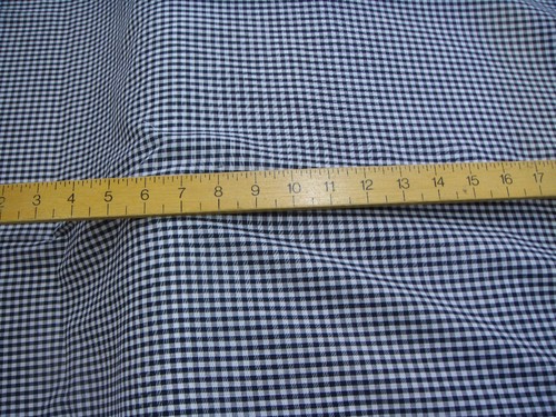 NHS poly-cotton GINGHAM FABRIC,sold by mtr 10COLOURS,0.5cm check,114cm wide - Picture 8 of 11
