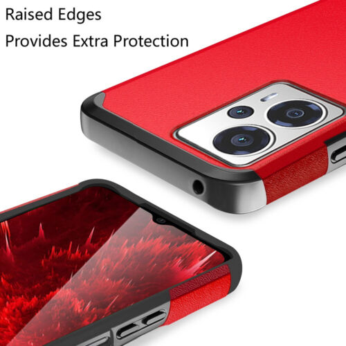 Funda rígida híbrida de doble capa para Cricket Outlast 5G 2024 + vidrio templado - Imagen 31 de 38