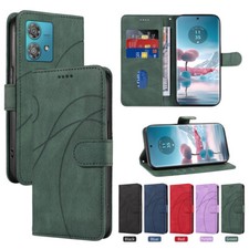 For Motorola Moto "All"Series Magnetic Leather Flip Stand Card Wallet Case Cover