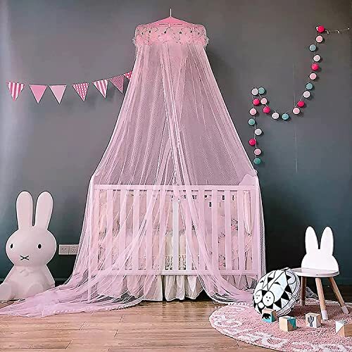 Betthimmel Moskitonetz für Twin Full und Queen Size Betten Kinderbett - Bild 4 von 8