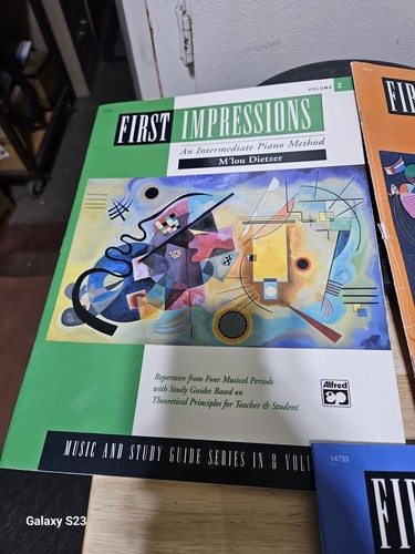 Piano Sheet Music A Mid Intermediate  Volume 3 By Alfred LOT OF 3 SEEN - MARKS  - Picture 2 of 21