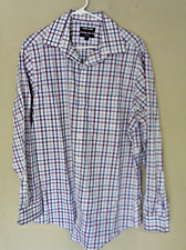 Kirkland Signature Men's Tailored Fit Non-Iron Dress Shirt Size L 16.5 x 34/35