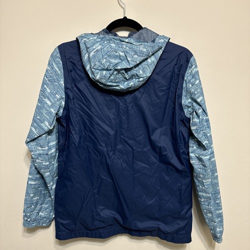 NORTH FACE Jacket Girls XL (18) Blue DRYVENT Rain Coat Hood Pockets Zip EUC - Picture 4 of 12