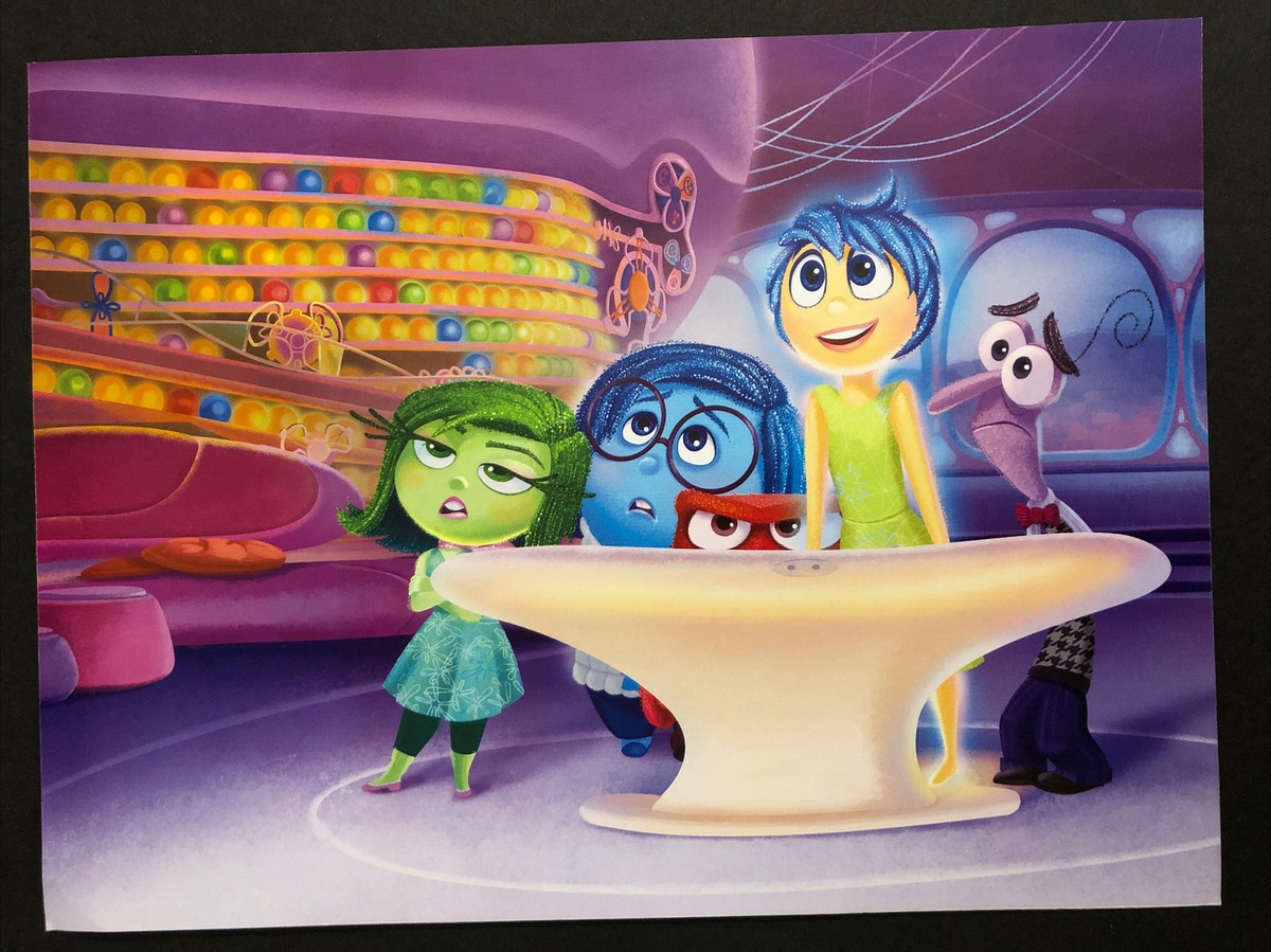 Inside Out Mini Poster 8x10.5 Disney Pixar Disgust Joy Sadness 