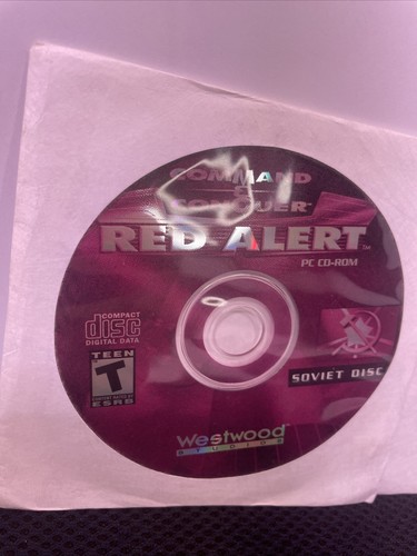 Command and Conquer: Red Alert (PC, 1996) Soviet And Allied Disc Set Disc Only - Picture 2 of 3