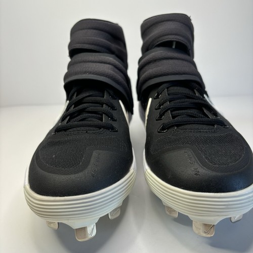 Nike Alpha Huarache Elite 2 Mid Metal Baseball Cleats Black Size 7 AJ6874 001 - Picture 5 of 13