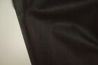 4.77 yds Luxury Wool Super 120s Fabric 9 oz Suiting Dk Gray stripe 172" Btp