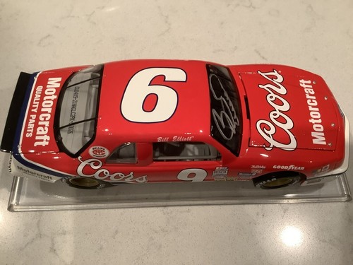 BILL ELLIOTT AUTOGRAPHED 1998 FORD THUNDERBIRD COORS CHAMPIONSHIP DIECAST & CARD - Picture 17 of 19