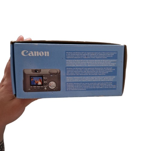 Canon Digital Camera PowerShot A10 1.3MP Silver In Original Box Tested Working - Picture 7 of 23