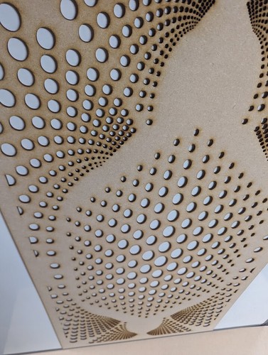 Radiator Cover Sheet 3mm MDF panel,wooden grille (different sizes) pattern EK2 - Picture 6 of 6