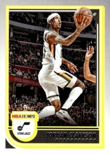 2022-23 Panini NBA Hoops Yellow Base #219 Jordan Clarkson - Utah Jazz