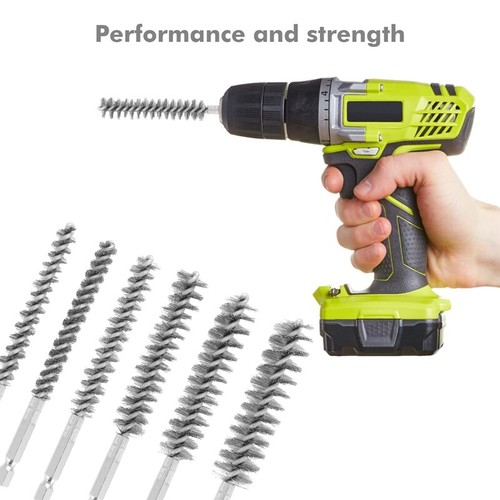 6 Pcs Wire Brushes for Drill,Stainless Steel Small Wire Brush in Different K9M3 - Picture 2 of 7