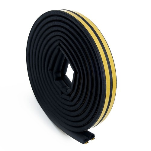 9*6 mm Tür D-Form Gummidichtung Wetterleiste Typ 5 Meter Zubehör Befestigung - Bild 30 von 39