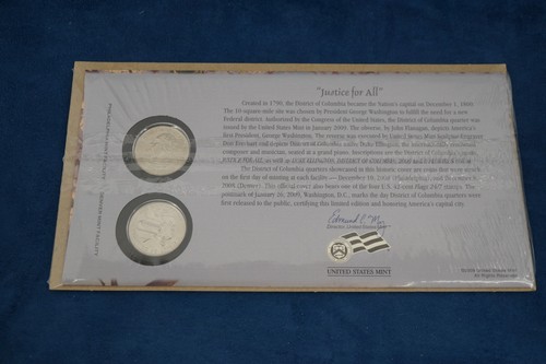 Lot of 7 DC & US Territories Washington Quarters Commem. Covers - Free Ship US - Picture 4 of 10