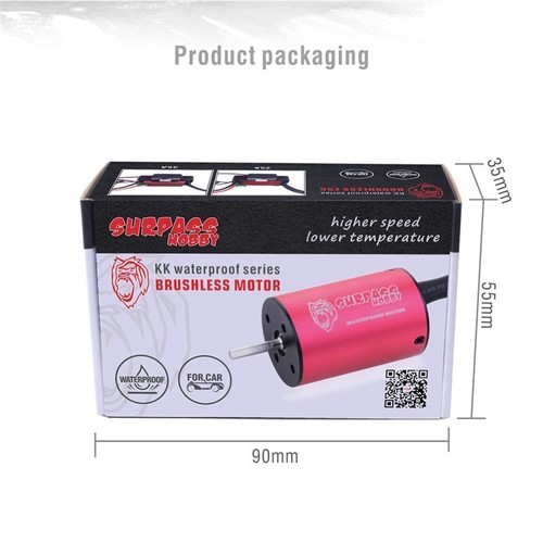 Surpass KK 2845 5900/4400/3800/4370KV Waterproof Brushless Motor for 1/14 RC Car - Picture 10 of 18