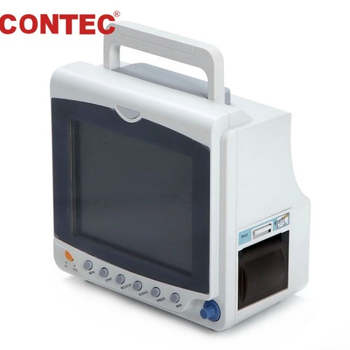 CMS6000C Tragbares Patientenmonitor EKG NIBP SPO2 TEMP Vitalzeichen mit Drucker - Picture 11 of 12
