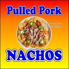 Nachos Supreme DECAL (Choose Your Size) Concession Food Truck Sign Sticker